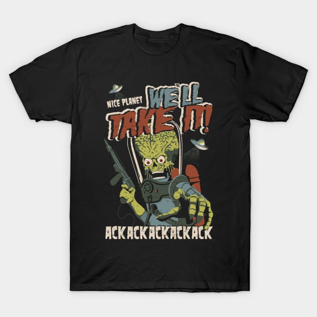 Mars Attacks T-Shirt by Moovie